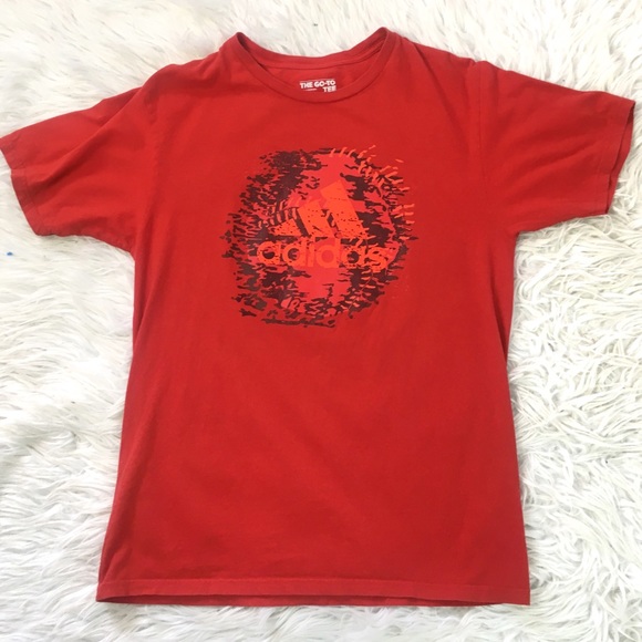 adidas Other - ADIDAS RED GRAPHIC THE GO TO T SHIRT LARGE